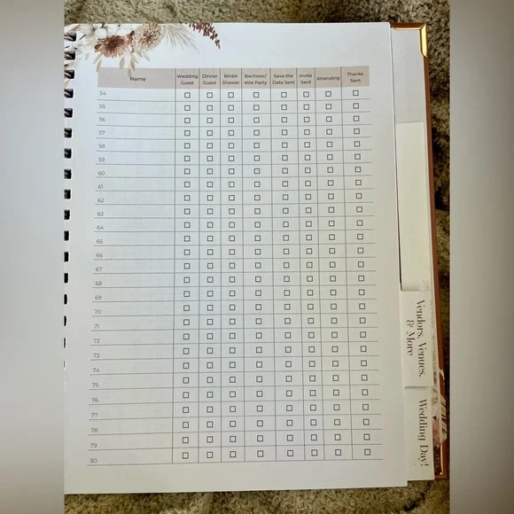 **Brand New** Wedding Planner (Hardcover) - Picture 9 of 15